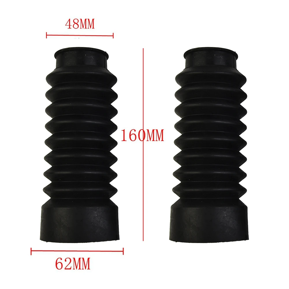 Rubber Front Fork Boots for Honda For REBEL CMX500 and CMX300 2017 to 2021 Motorcycle Gaiters Covering Front Suspension