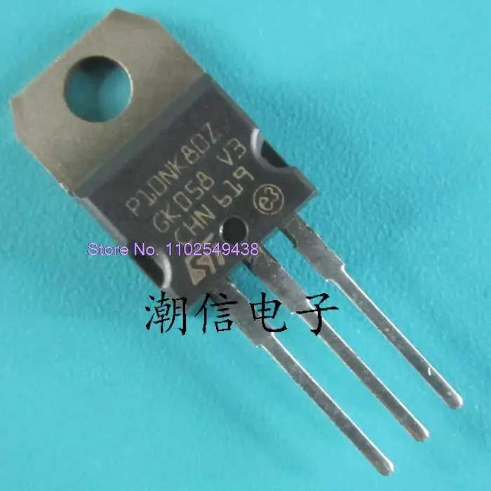 

5PCS/LOT P10NK80Z STP10NK80Z 10A 800V