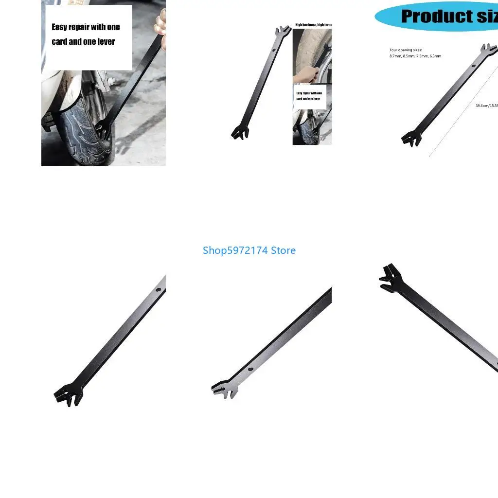 Y3NB 4 Size Motorcycle Rims Fixing Truing Wrench High Strength Steel Repair Equipment