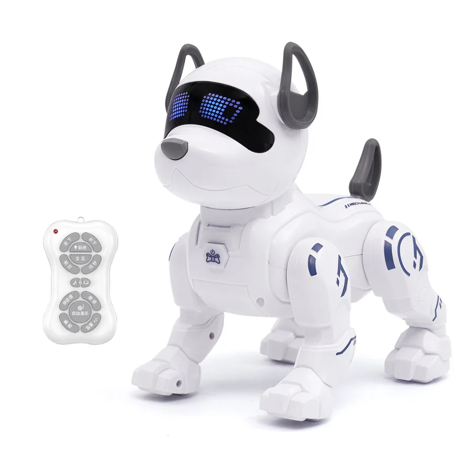 Remote control machine dog special effects simulation touch sensing interactive early education programming intelligent electric