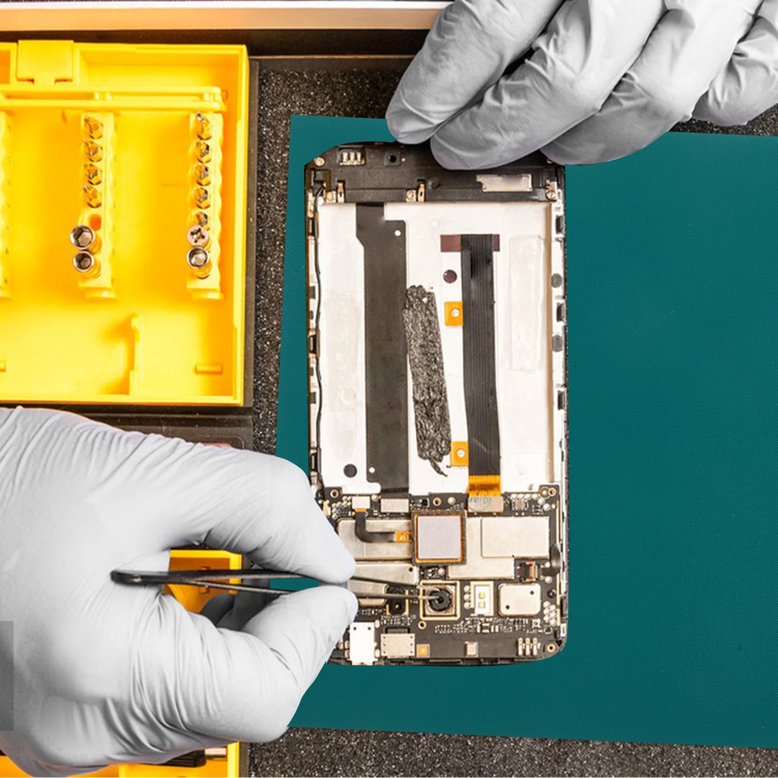 

Electronics Repair Workbench Anti-Static Mat Heat Resistant Soldering Table Countertop Protector Heat Resistant Mat