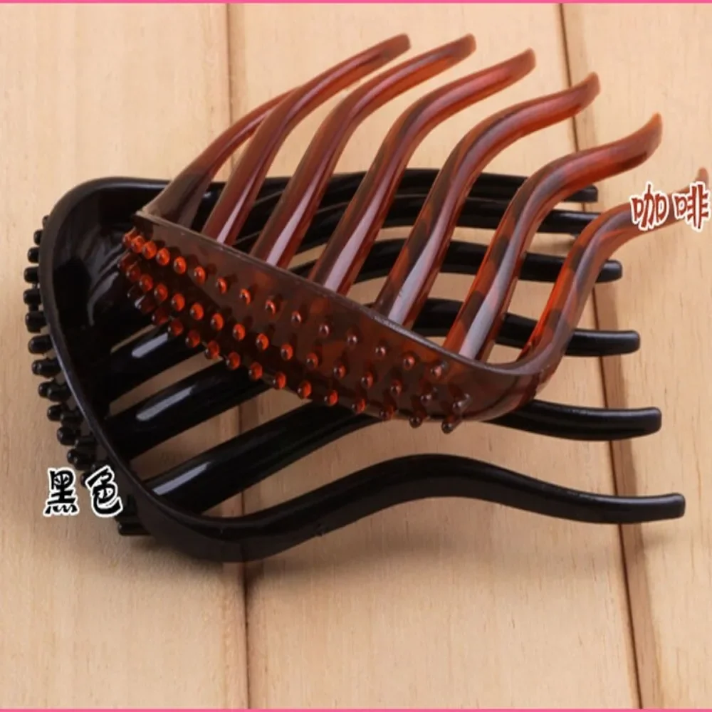 Criador de pão de plástico para mulheres, clipe fofo, rabo de cavalo, grampos de cabelo, acessórios para cabelo, ferramenta trança, moda, 2024