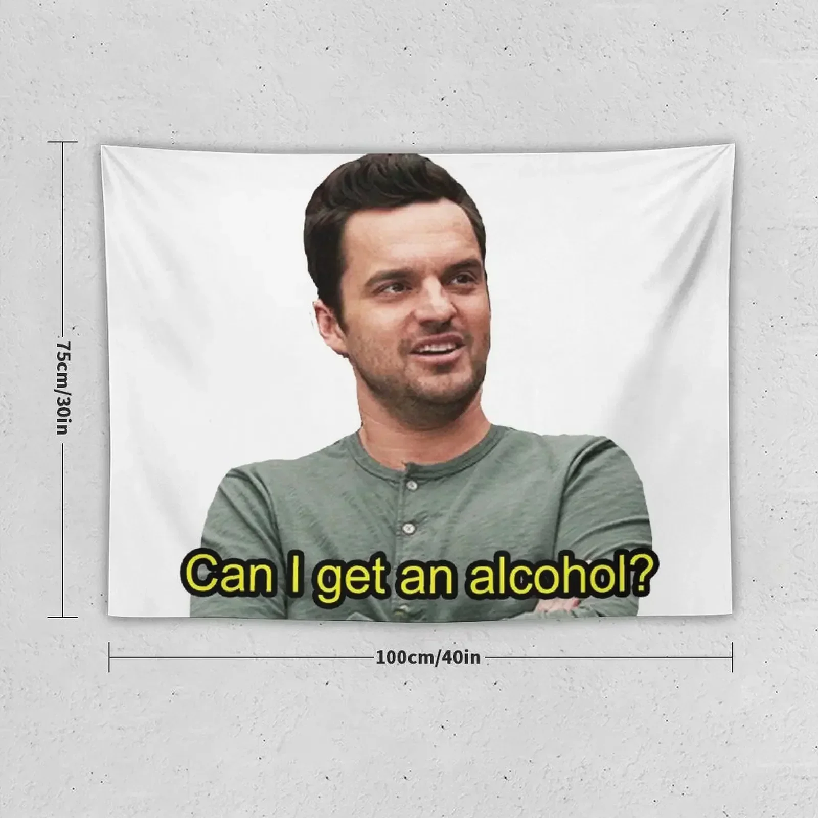 can i get an alcohol - nick new girl Tapestry Bedroom Decor Home Decorating Bed Room Decoration Decorations For Room Tapestry