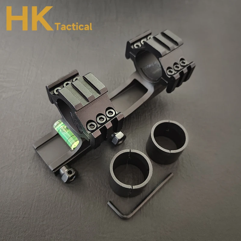 Airsoft Scope Mount 1 Inch25.4mm/30mm Tactical Optical Sight Rings One Piece Cantilever  Dovetail 20mm Picatinny Rail Mount