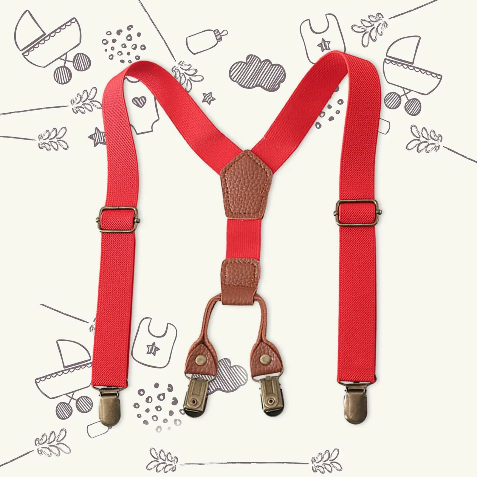 

Kids Suspenders Elastic Shoulder Straps Clothes Accessories Y Shape Brace