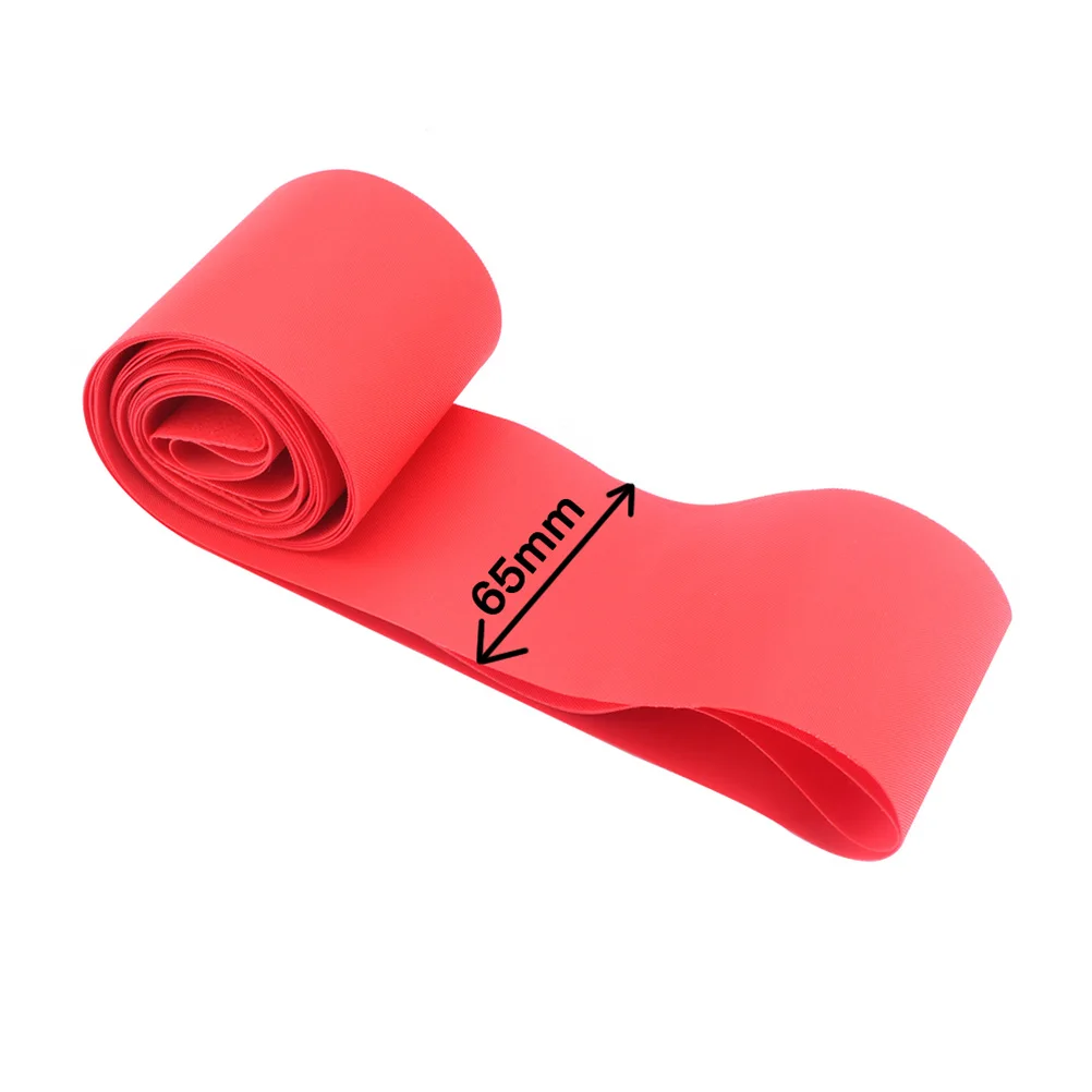 

Tire Cushion Liners Puncture Proof Rim Strip Rim Tape Tires Protector Inner Tube for Road Bike 26 Inch W65 (Red)