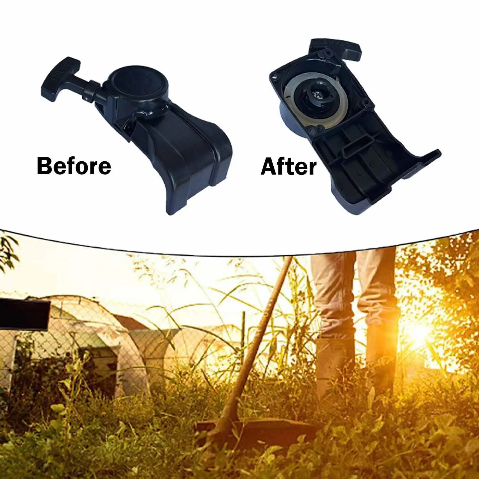 

Recoil Pull Start Starter High Performance Professional Repair Parts Blower Recoil Starter Pull Start Replacement for SRM210SB