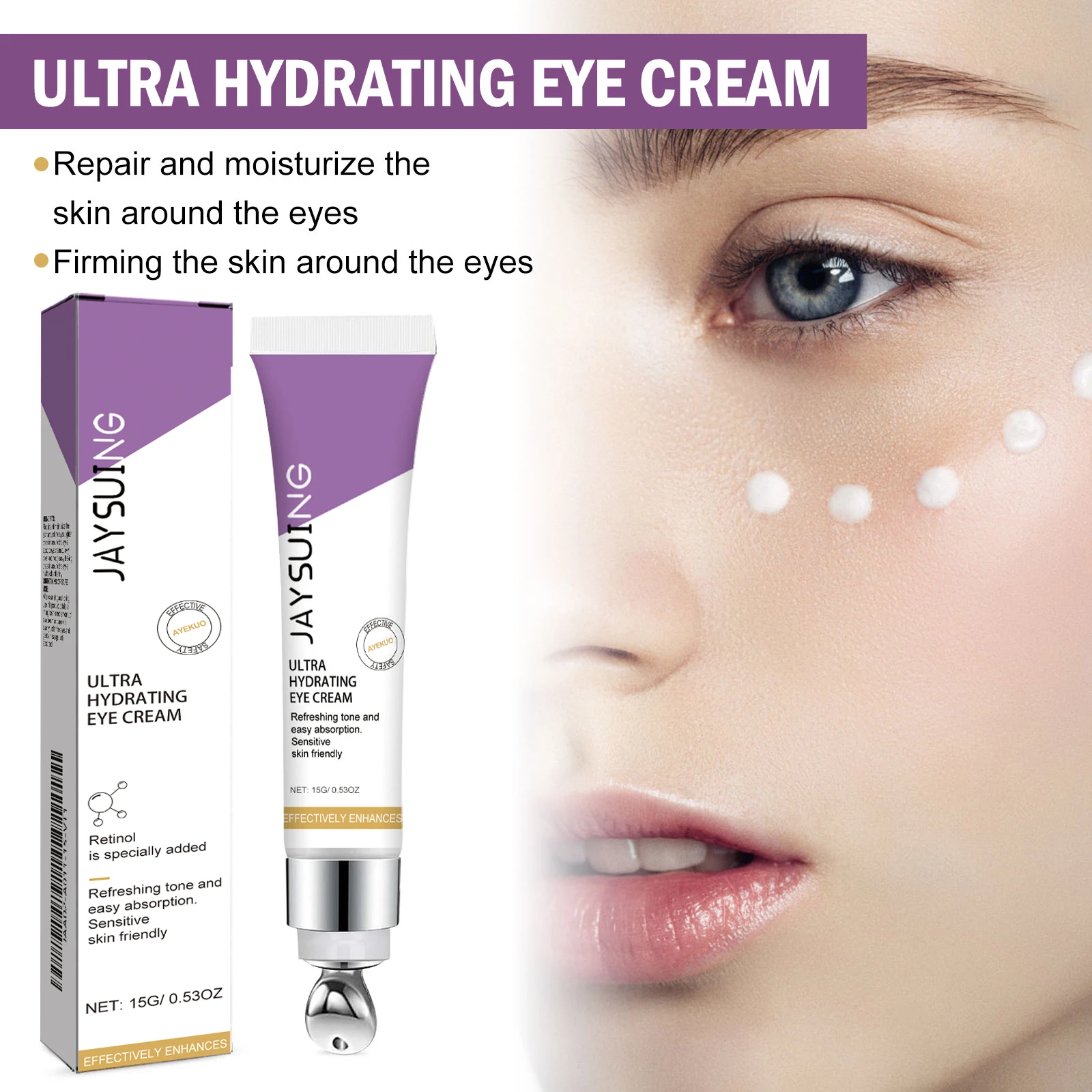 Pro-Xylane Eye Cream Promotes Skin Elasticity And Luster Nourishing Nourishing And Locking Moisture To Improve Skin Texture