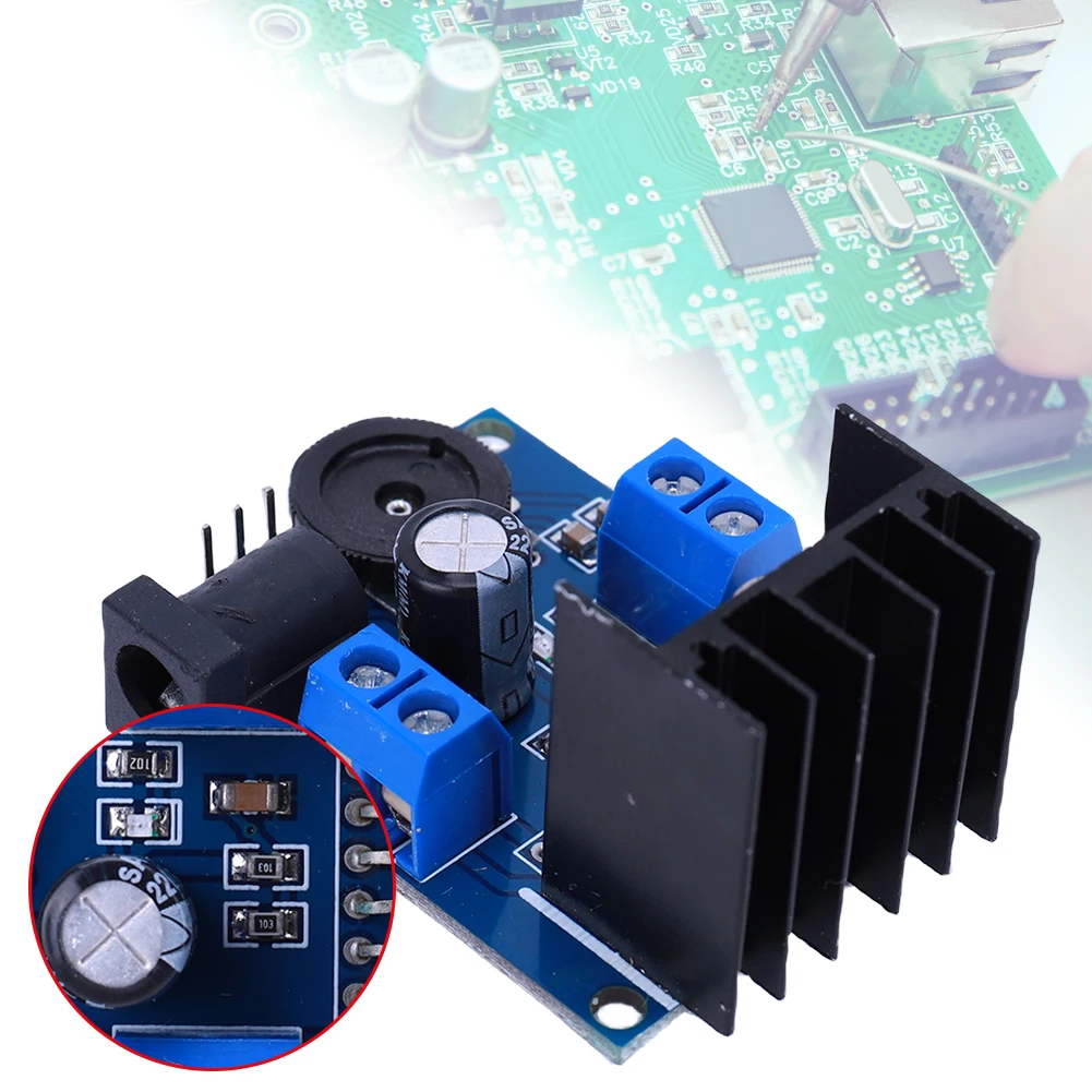 TDA7297 Audio Amplifier Board Module Dual-Channel Power Amplifier Module 10-50W for DC Power Supply Audio System DIY Speakers