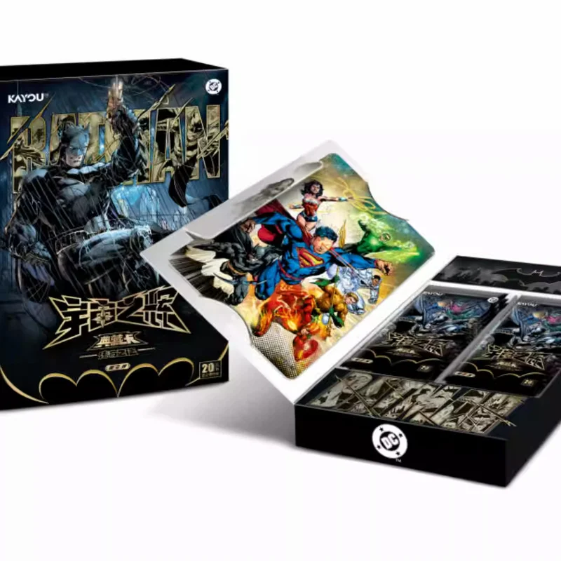 Genuine KAYOU Dc Card Universe Glory Proof Of Legend Collection Cards For Children Rare Batman Wonder Woman Character Card Gifts