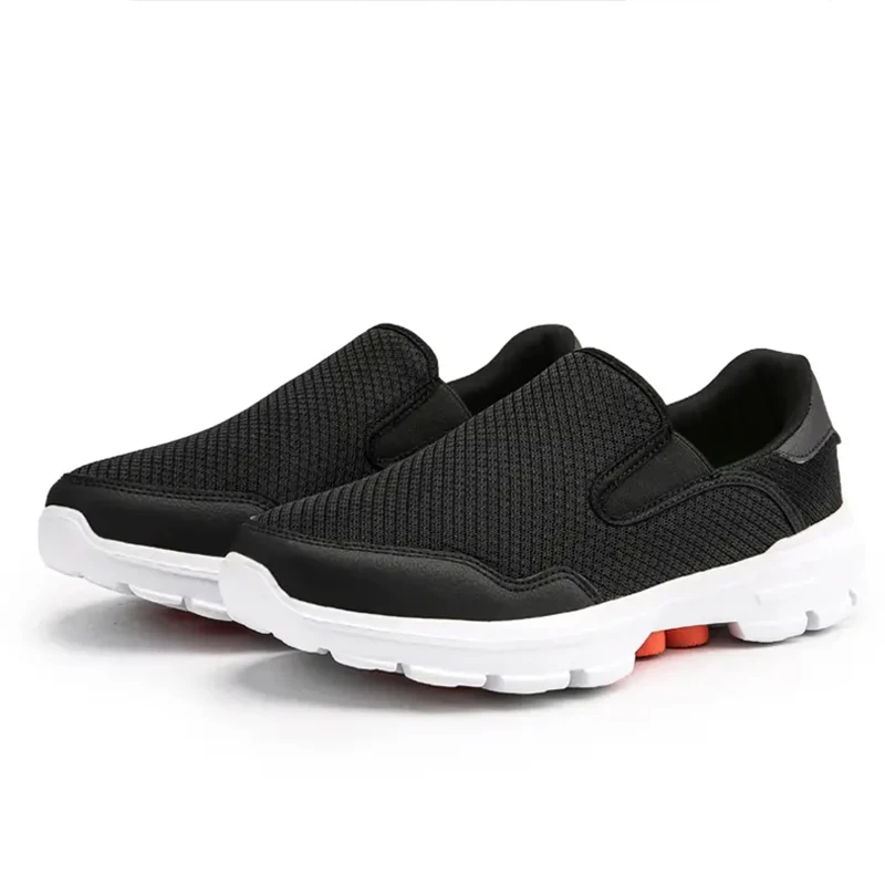 Mocasines sin cordones para hombre, zapatos informales transpirables, antideslizantes, talla grande 45, Primavera