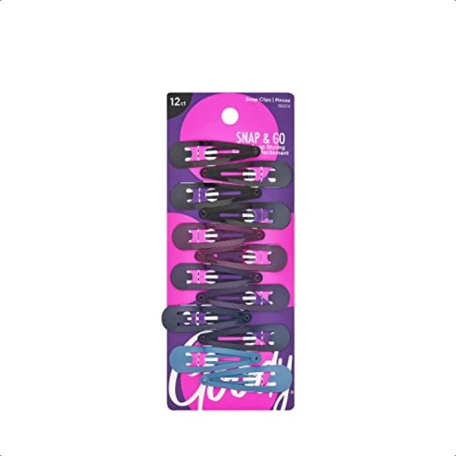 

Женские классические расписные контурные клипсы Goody, 12 шт.
