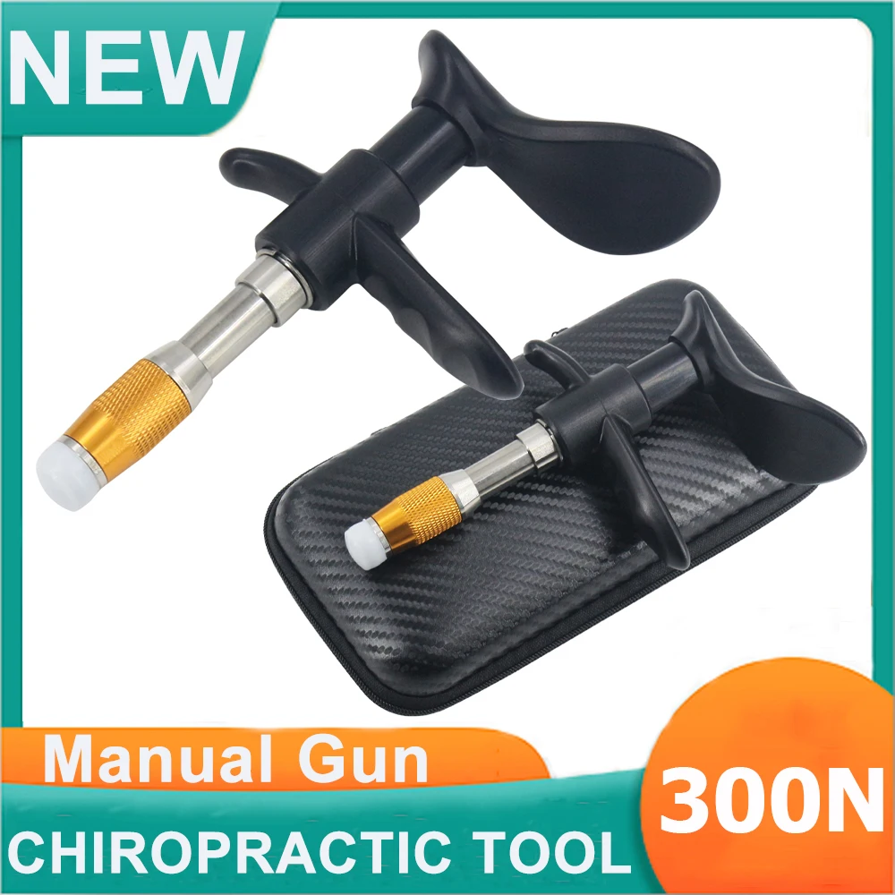 

2023 Portable Manual Chiropractic Adjusting Tools Relief Joint Pain Massage Gun Spinal Correction Relax Single Head Massager