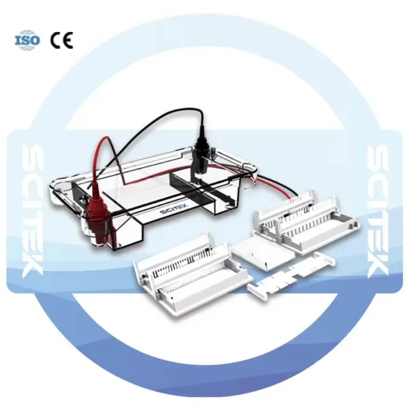 SCITEK High-throughput Horizontal Electrophoresis Tank 1600ml Laboratory Electrophoresis Tank