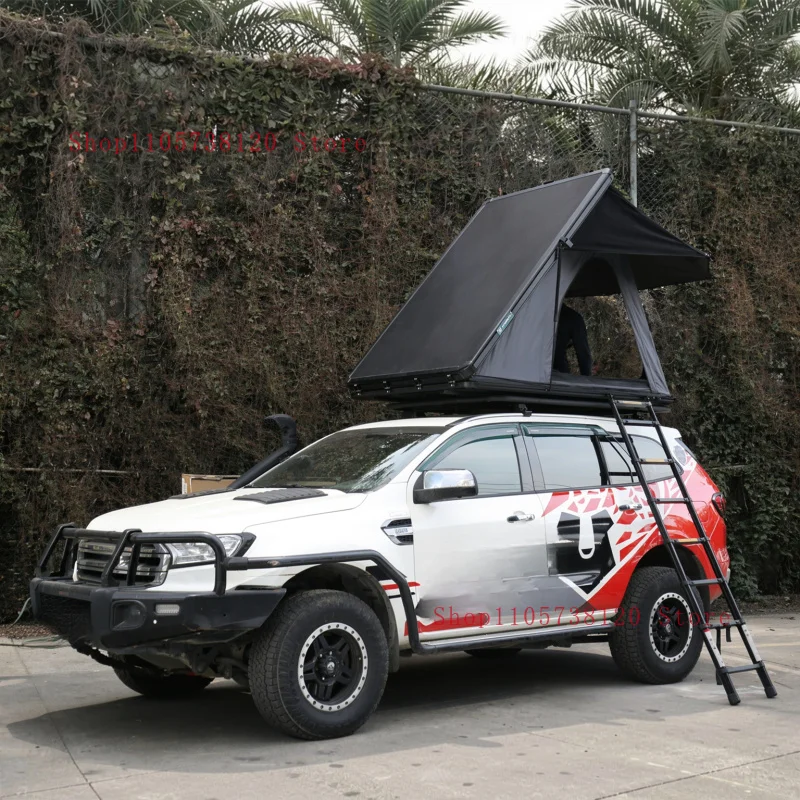 Factory Hot Selling Ultra Thin Car Roof Top With Aluminum Rooftop Tent Waterproof Quick Open Camping Tents 4X4 Acc