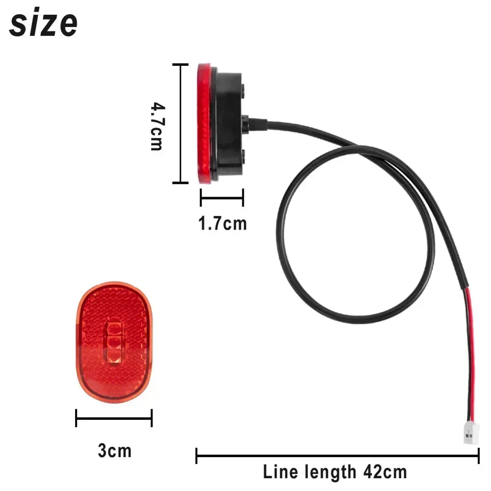 Electric Scooter TailLight Rear Lamp LED Brake Light For Ninebot E25 E45 E22D Night Safety Lights ScooterAccessories