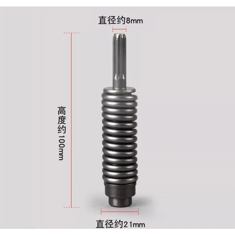 Suitable for 543RS Lawn Mower Shock Absorber Transmission Shaft, Connecting Short Shaft Spring Nine Key Flower Shaft