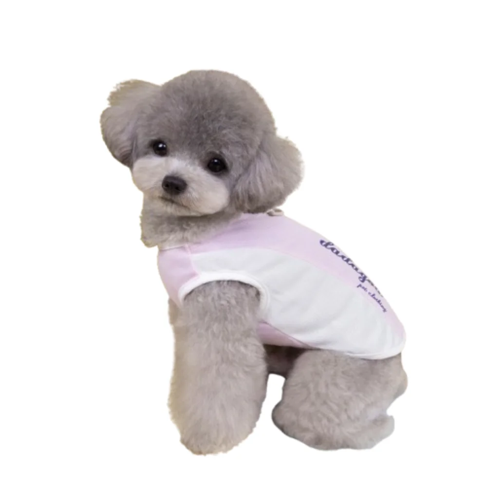 

Creative Summer Thin Pet Mesh Vest Soft Comfortable Dog Sweatshirt Sleeveless Breathable Pet Pullover For Small Dog Cat
