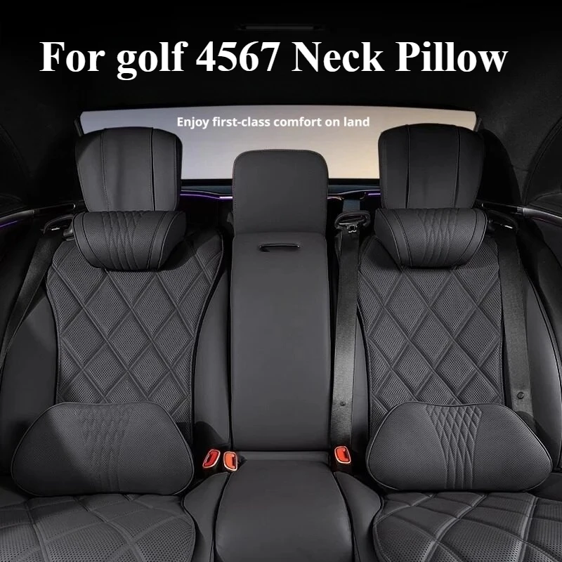 Memory Headrest Neck Support Soft Seat Neck Car Pillow Comfort Breathable For Volkswagen golf 4 5 6 7 MK7  Mk8 Car Accsesorie