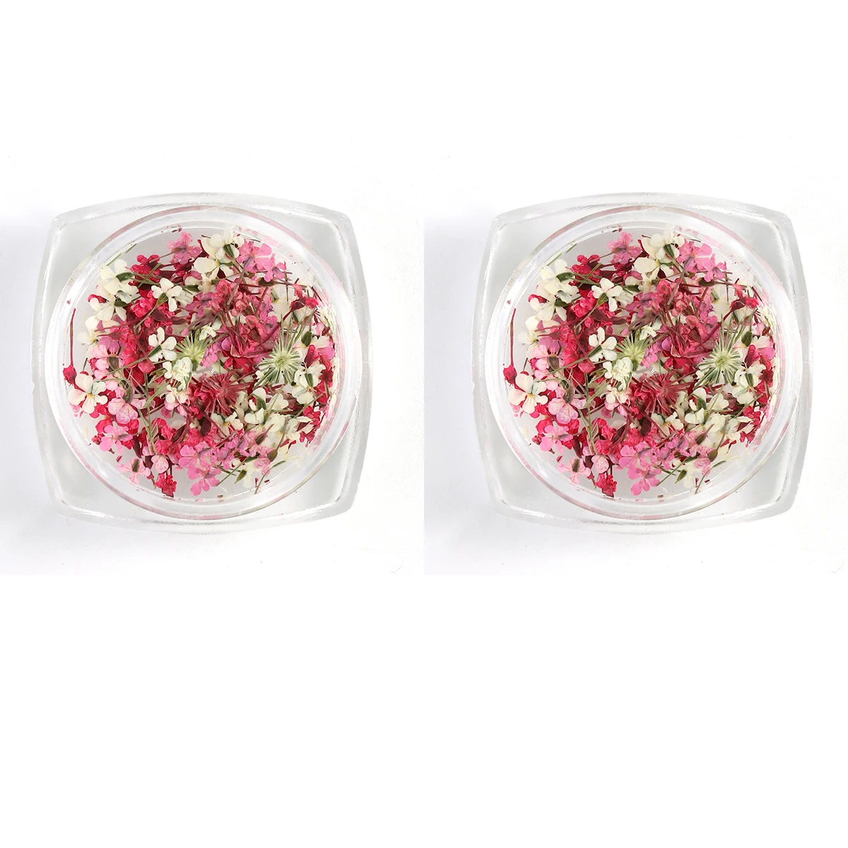 3D Mix Colors Flower Nail Art Sticker Resin – Sommerliche natürliche zerkleinerte Blumen-Aufkleber für Nagelkunst-Zubehör und Applikationen zum Selbermachen