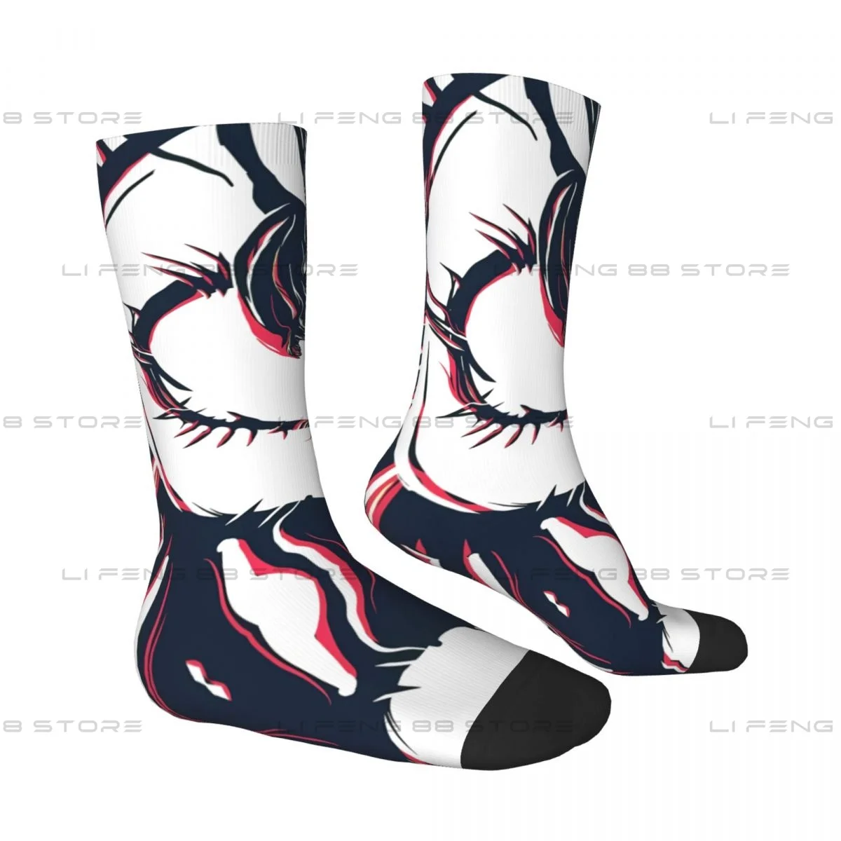 Alien Xenomorph Art Men Women Socks Outdoor Novelty Spring Summer Autumn Winter Stockings Gift