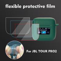 Protective Film For JBL TOUR PRO 2 Ultra-thin TPU Bluetooth Headset Soft Cover Anti-scratch Transparent Protector Accessories