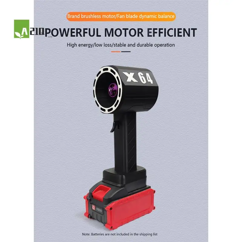 

A21Q -X64 Violent Blower Thrust 1.6Kg Handheld Turbo Jet Fan 64Mm Brushless Motor Leaf Blower Suitable For Battery