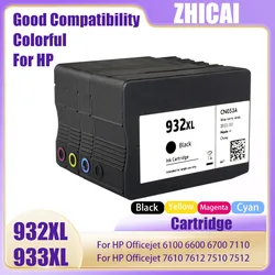 Compatible 932XL 933 for HP932 933XL Ink Cartridge for HP 932 933 Officejet 6100 6600 6700 7110 7610 7612 Printer