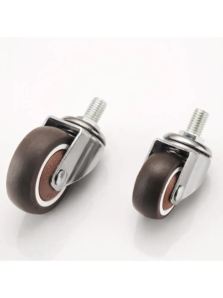 Thick Rubber Office Desk Chair Wheels Casters for Office And Desk Chairs Universal Smooth Casters