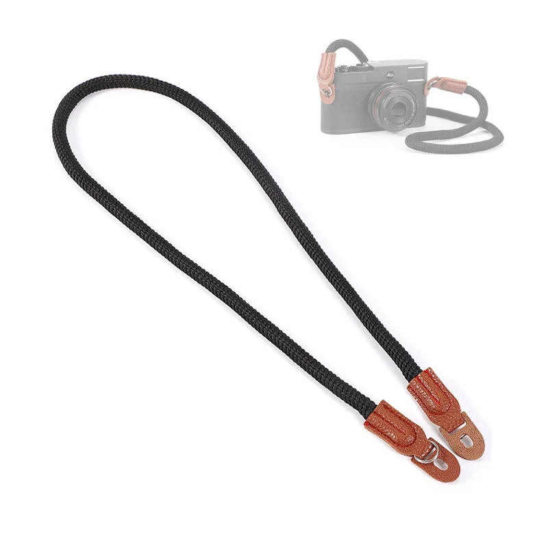 Плетеный хлопковый кожаный ремень на плечо и шею для Leica M Canon Nikon Fujifilm Pentax Olympus Sony беззеркальная пленка для камеры