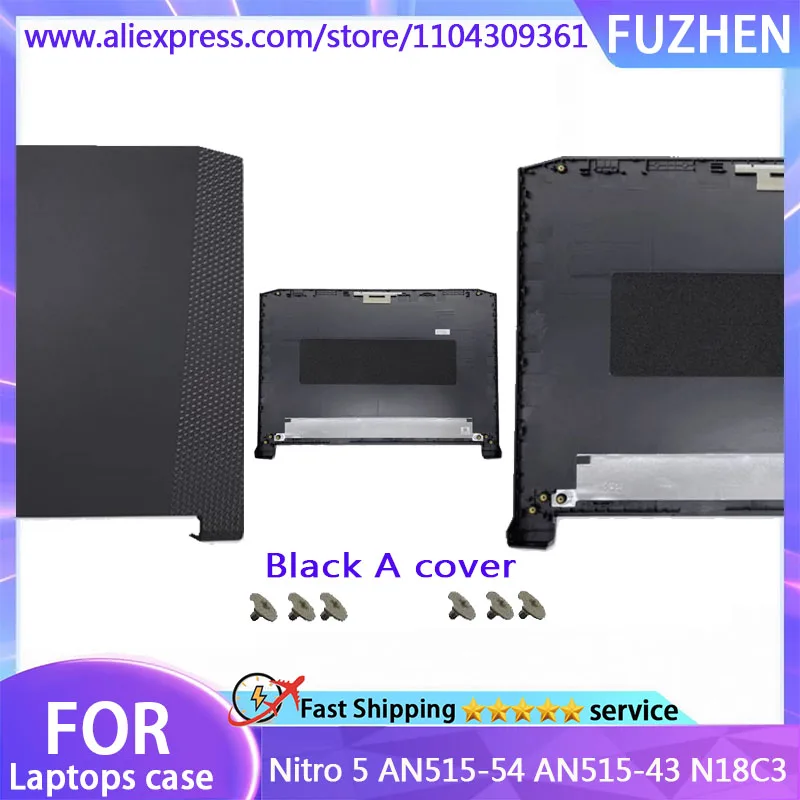 New Cover For Nitro 5 AN515-54 AN515-43 N18C3 LCD Rear Cover/Front Frame/Palm Pad/Bottom Cover/hinge