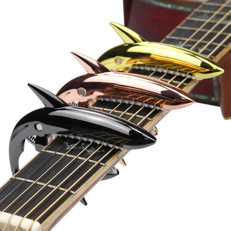 Quick‑Change Metal Guitar Capo Glossy Matte Finish Trigger‑Type Clamp Accessory For Acoustic Electric Guitar Ukulele Bass