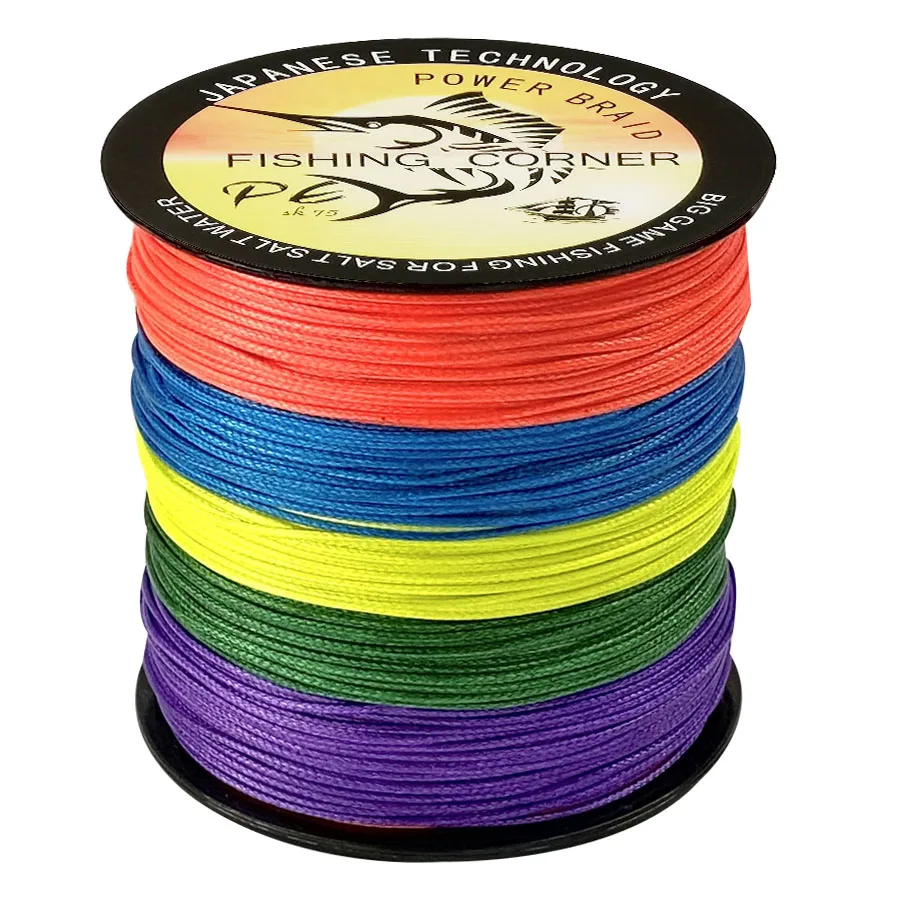 16 Strands 100M 300M Cored PE Braided Fishing Line 16X+4X Japan Multicolor  Multifilament Extreme Sink Wire 70LB-280LB - AliExpress 18