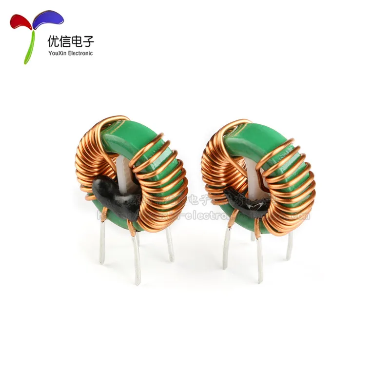 Common mode inductor 22 * 14 * 8 2MH 1.0 wire diameter 10A magnetic ring inductor, power supply filter inductor coil 10PCS