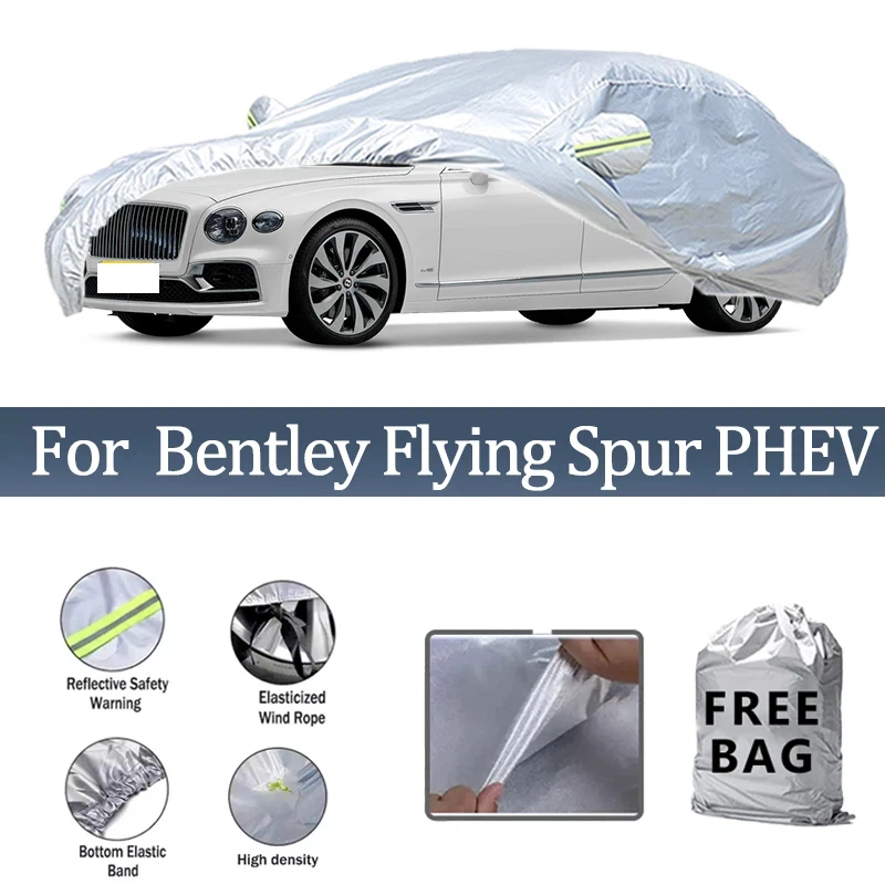 

Для Bentley Flying Spur PHEV автомобильный чехол уличные защитные чехлы снежный солнцезащитный козырек водостойкий пылезащитный внешний УФ автомобильные аксессуары