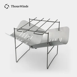 Thous Winds Portable Mini Camping Wood Stove Ultralight Titanium Stove Campfire Outdoor Hiking Backpack Furnace Camping Supplies