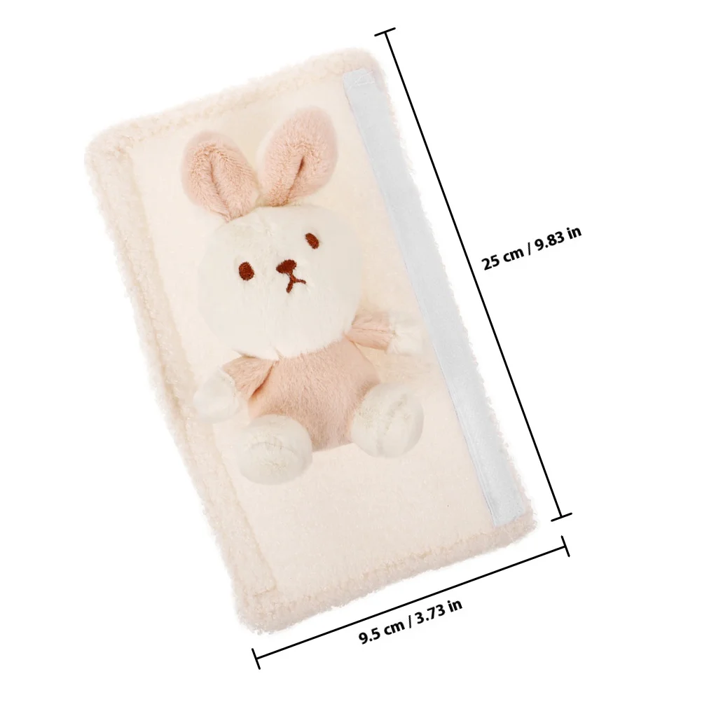 قطعتان من واقي الكتف الناعم المريح، تصميم كرتوني لطيف لغطاء أمان القيادة #3