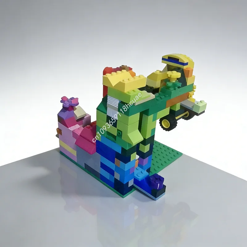 340pcs MOC Classic Marble Track Model Building Blocks Architecture DIY Christmas Gifts Creative Idea Education Toy Brick