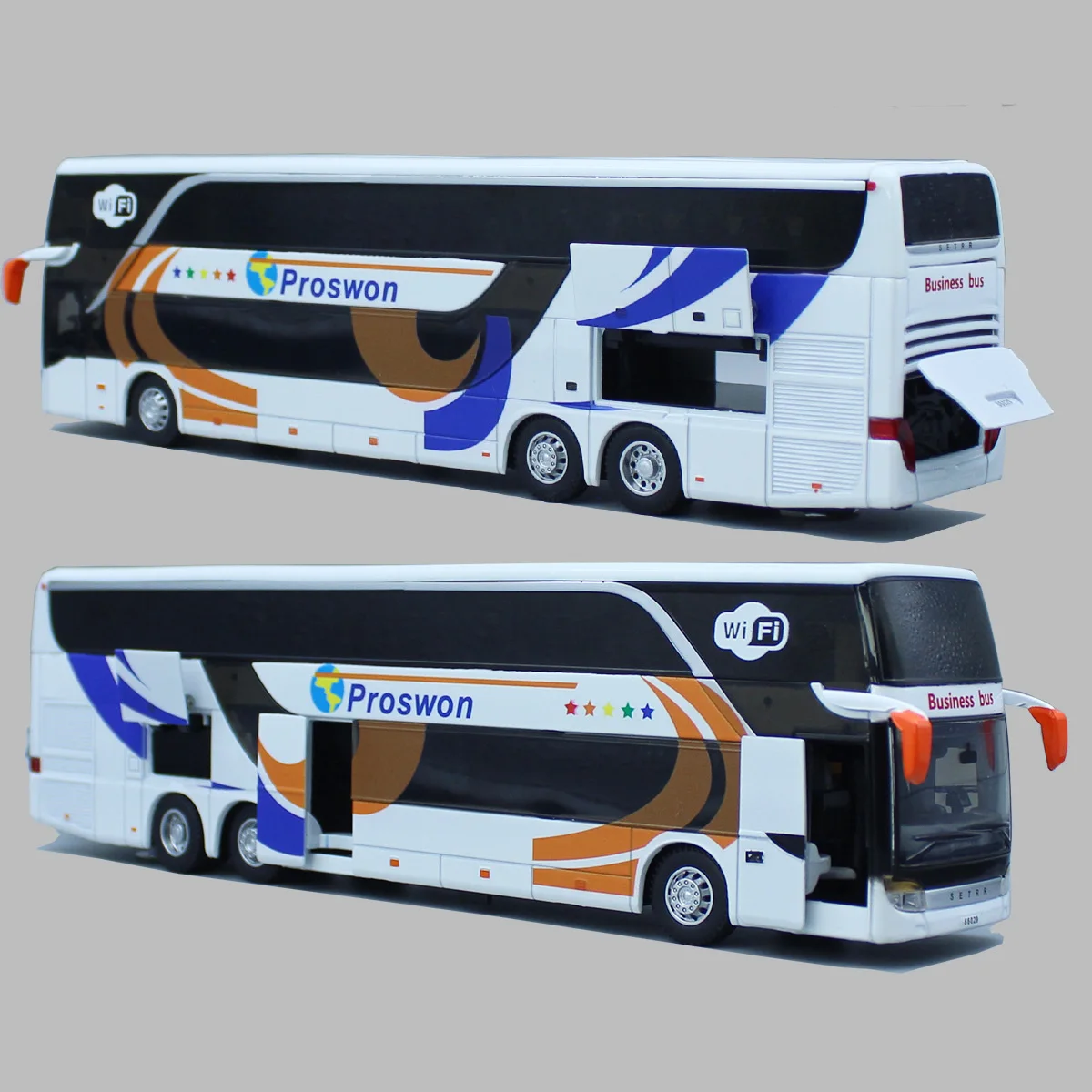 SALUTUYA Modèle de bus à tirer SALUTUYA Modèle de voiture Modèle de Bus
