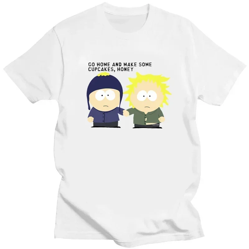 Heavyweight Summer Cartoon Eat My Ass T-Shirt stampata S-SouthPark Anime Men Vintage Humor T Shirt donna Kawaii Comics Clothes