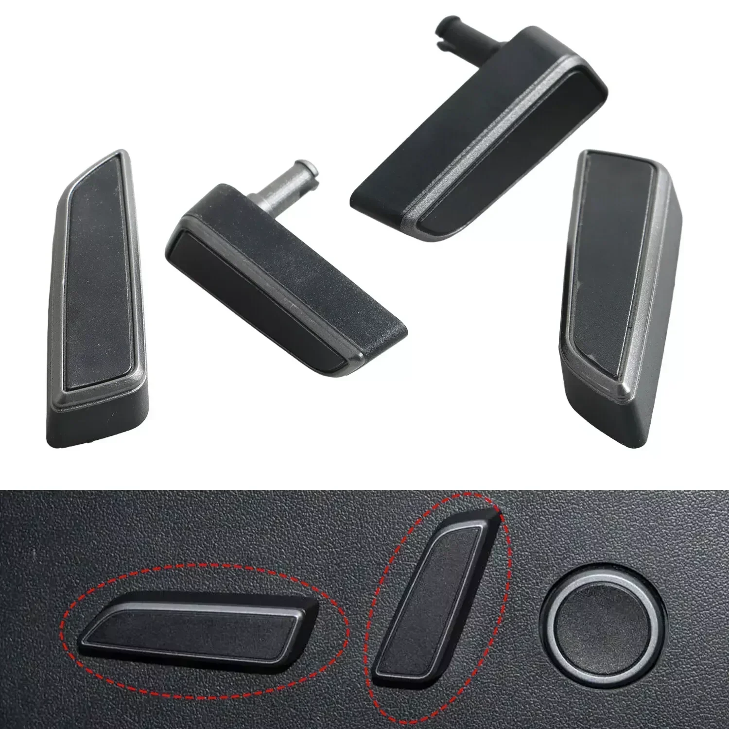 Seat Forward Switch Button 1098842-01-E For Tesla Model 3 Y 2021-2023 Driver Passenger Backrest Adjust Control Knob