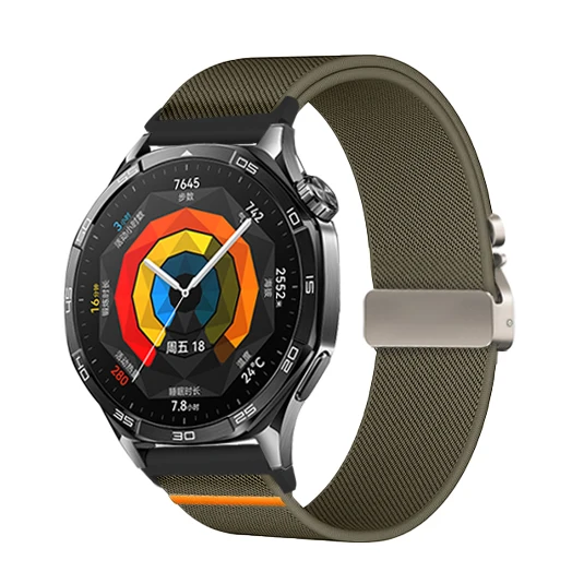 20mm 22mm Nylon Strap for Samsung Galaxy Watch 7 6 5 4 40mm 44mm Parachute Band for Huawei Watch GT6 GT5 GT4 3Pro 46mm Bracelet