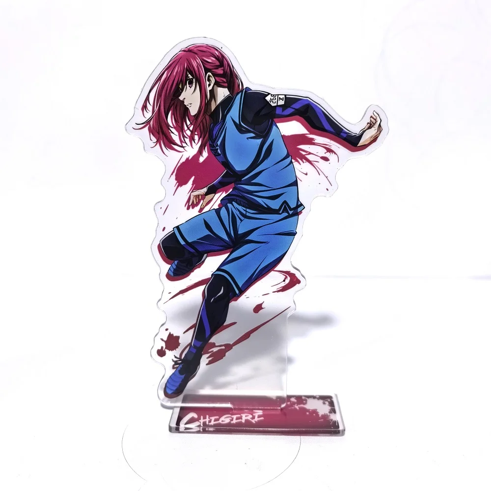 15cm Blue Lock Model Anime Peripheral Isagi Chigiri Bachira Nagi Karasu Acrylic Stand Figure Desk Ornament Anime Collection