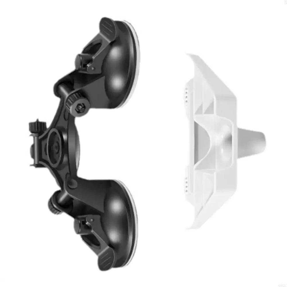 1 conjunto de suporte de montagem com ventosa para mini antena starlink, antena triangular para teto/janela, suporte de base de montagem com ventosa
