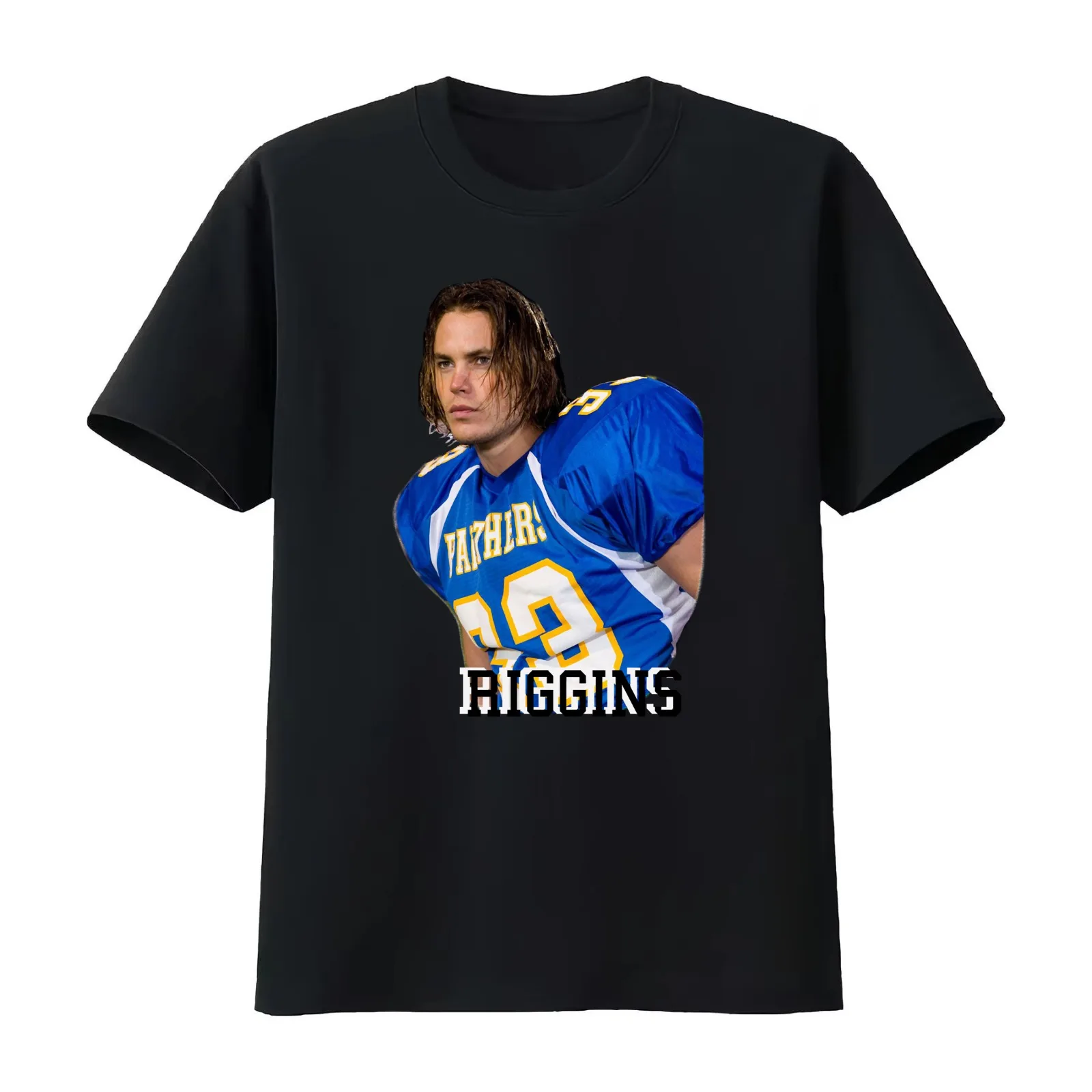 Tim Riggins T-Shirt Summer Casual Cotton Tee Oversized Streetwear Tops Vintage Graphic Print Loose Fit Short Sleeve