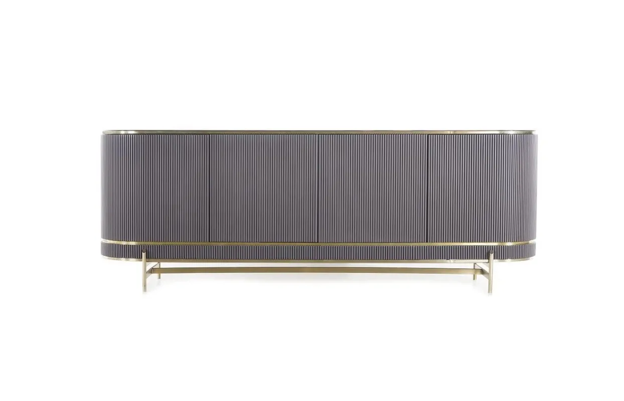 Contemporary sideboard stainless steel sideboard buffet cabinet with storage restaurant furniture