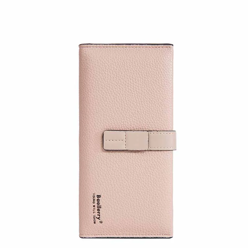 

Zipper Money Coin Purse Women Card Holder Long PU Leather Clutch Wallet Large Capacity Lady Wristlet Phone HandBags Money Pocket