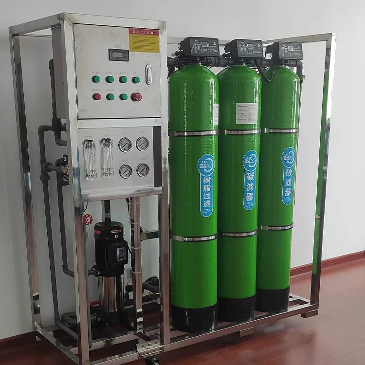 Factory 1 Ton Small Water Treatment System Plastic RO Industry Water Treatment Machinery