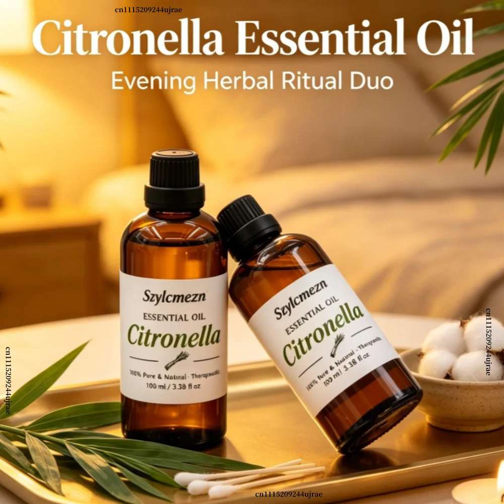 Electric Diffuser Humidifier Fragrance Scent Oil 100ml Natural Citronella Essential Oil Indoor Room Atmosphere Scent Making