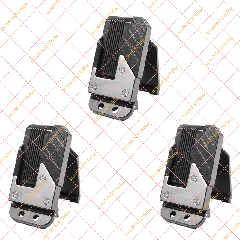 3X Clip-On Tape Measure Holder, Heavy Duty Belt Clip Hanger Replacement Part for Electric Drills & Tools